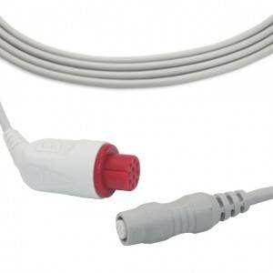 GE-Datex IBP-kabel till B.Bruan-givare B0106