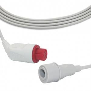 GE-Datex IBP-kabel till Edward Transducer B0306