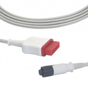 GE Marquette IBP Cable ទៅ Medex Logical Transducer B0807
