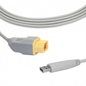 Nihon Kohden IBP Cable To USB Transducer B0910