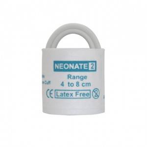 Cufa NIBP Neonate Indiúscartha, 4.2-7.1cm, Feadán dúbailte C0202