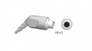 Philips 12 Pin Dengan Kabel Batang ECG Perintang