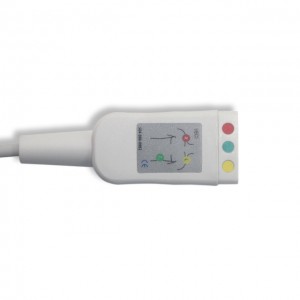 Mindray 0010-30-12251 EKG-trunkkabel, 3 avledninger, IEC G3218MD