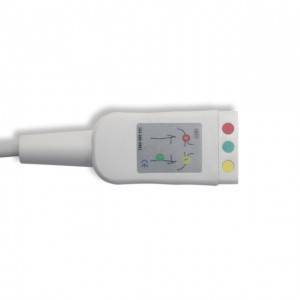 Mindray 0010-30-12243 Cable troncal ECG, 3 cables, IEC G3240MD