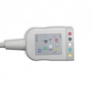 Drager-Siemens ECG Trunk Cable, 5leads, IEC G5208DR