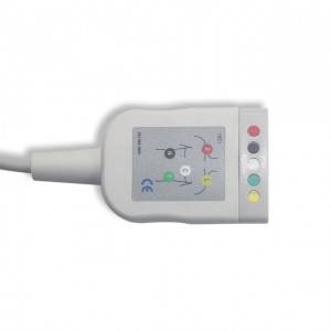 I-GE-Datex Ohmeda ECG Trunk Cable, 5lead, IEC G5210DX