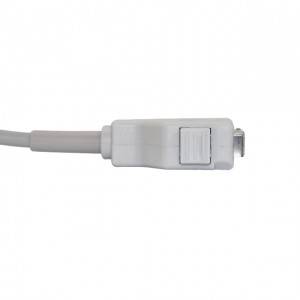 Fukuda Denshi 10-adriges abgeschirmtes EKG-Kabel IEC Banana4.0 15 Pins, K1203B