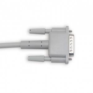 Philips EKG кабел со 10 жици AHA, фиксен Snap K1113S