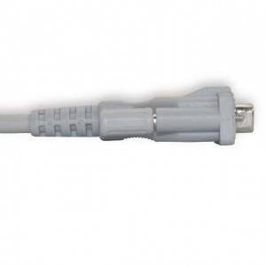Schiller 10-Lead Shielded EKG Cable AHA Banana4.0, Short Screw K1114B
