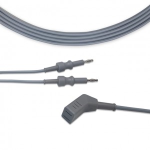 Endoll plàtan Aesculap 4.0 Cable adaptador bipolar de silicona reutilitzable CP1018