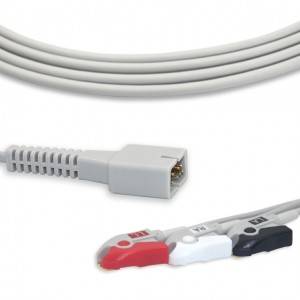 MEK ECG Cable With 3 Leadwires AHA G3119P