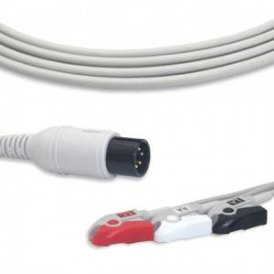 Mindray ECG Cable Uban sa 3 Leadwires AHA G3141P