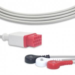 Bionet ECG Cable With 3 Leadwires AHA G3149S