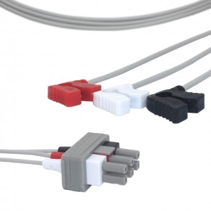 Philips Neonate ECG Leadwires ,3 Plumbo, Pinch, AHA G315AA
