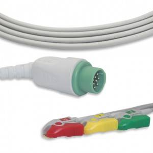 Kontron ECG کیبل د 3 Leadwires IEC G3213P سره