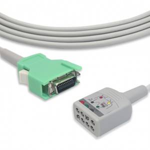Nihon Kohden ECG Trunk Cable, 3lead, IEC G3234NK