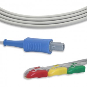 Huntleigh Healthcare ECG 电缆，带 3 根导线 IEC G3242P