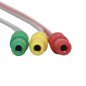 Cables de derivación ECG neonatos DN, 3 derivaciones, clip, IEC G325DN
