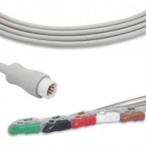 Philips EKG-kabel med 5 ledninger AHA G5124P