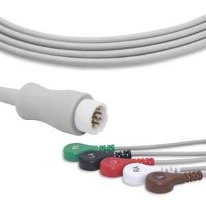 Mindray EKG Kabel mat 5 Leadwires AHA G5124S