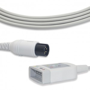 GE-Critikon ECG Trunk Cable, 5lead, IEC G5202DX