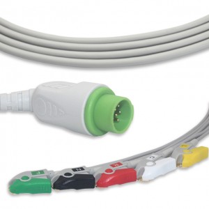 Fukuda Denshi One Piece ECG Cable, IEC G5209P