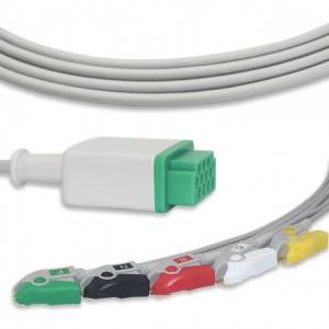 GE-Marquette EKG-kabel med 5 ledninger IEC G5212P
