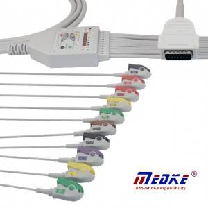 Kabel EKG Burdick, IEC, Pinch Tetap K1202P