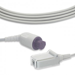 Artema-S&W Spo2 Extension Cable, Use with Ohmeda sensor P0201A