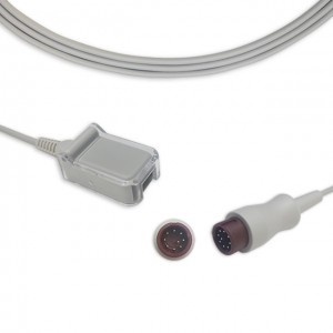 Cable adaptador Spo2 de connector de 9 pins Biolight 2,2 m P0205L