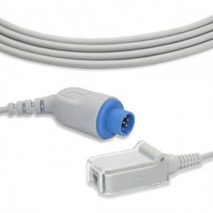 Mennen Spo2 Uzatma Kabel, Nellcor qeyri-oximax sensoru ilə istifadə edin P0217A