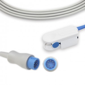 Biolight Digital New Sensor 3m Sensore SpO2 con clip da dito per adulti, 9 pin P9305J