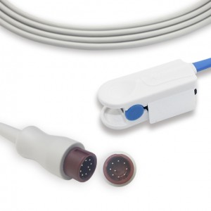 Sensor Analógico Biolight 3m Aldult Clipe de Dedo Sensor SpO2, 9 pinos P9305L