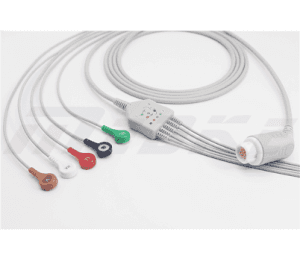 High Quality Philips M2735a Smart Toco Transducer - Philips ECG Cable With 5 Leadwire AHA – Medke