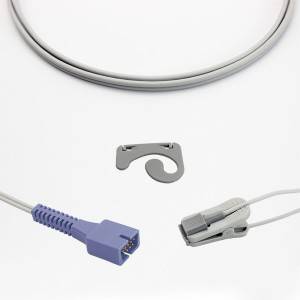 Nellcor Oximax Pang-adultong Ear Clip SpO2 Sensor, Katugmang DS100A