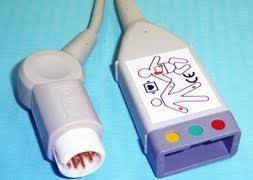 3-edu ECG eriri akpati onye ọrịa maka Philips Monitors nwere 12-pin ECG