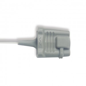 Sensor SpO2 de punta suau per a adults Nellcor P8119, 1 m/3 peus, no Oximax, compatible DS100A