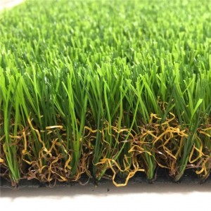 Chinese manufacturer green decor lawn garden landscape plastic fake faux grass carpet mat synthetic turf price artificial grass