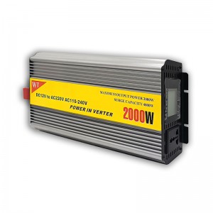 2000W pure sine wave solar inverter with display
