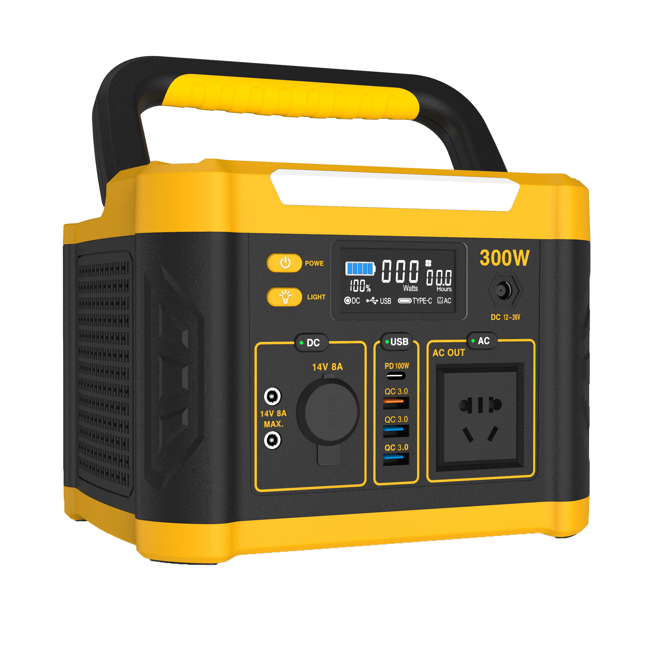What is the difference between a portable UPS power supply and an emergency power supply?