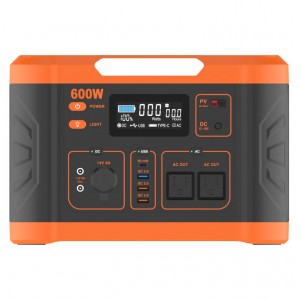 Pachetul de alimentare portabil cu baterie cu litiu de 600 W de stație de stocare a energiei este nu numai durabil, ci și ușor și portabil
