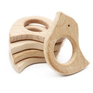 China wholesale Wooden Silicone Teether Factories –  Baby Wooden Teether In Bulk | Melikey – Melikey Silicone