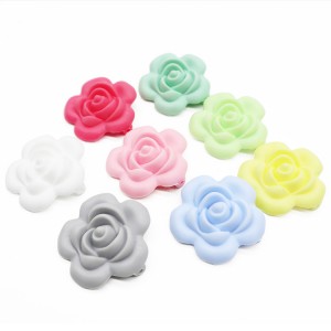 Silicone Beads Teething Factories –   Silicone Beads Floral Non Toxic Cheap Bulk | Melikey – Melikey Silicone