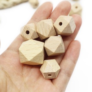 Best 25mm Wooden Beads Suppliers –  Wooden Teether Beads Baby Teething Bead | Melikey – Melikey Silicone