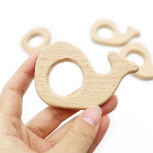 Personalised Wooden Teether For Baby Teething | Melikey