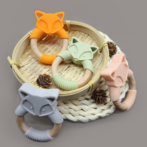 Silicone And Wood Teether Factory Wholesale | Melikey