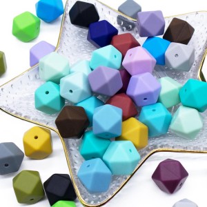 Silicone Beads For Teething Hexagonal Supplier |Melikey