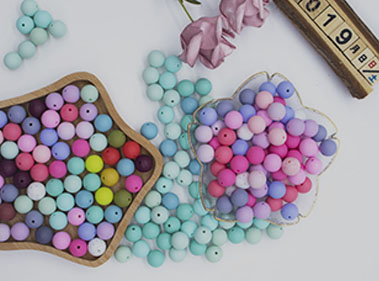 silicone teething beads bulk