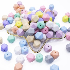 Silicone Beads For Teething Hexagonal Supplier | Melikey
