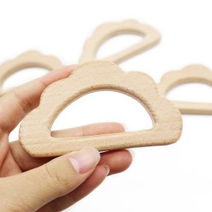 Wooden Elephant Teether Manufacturer –  Beech Wood Teether Safe For Baby Supplies | Melikey – Melikey Silicone